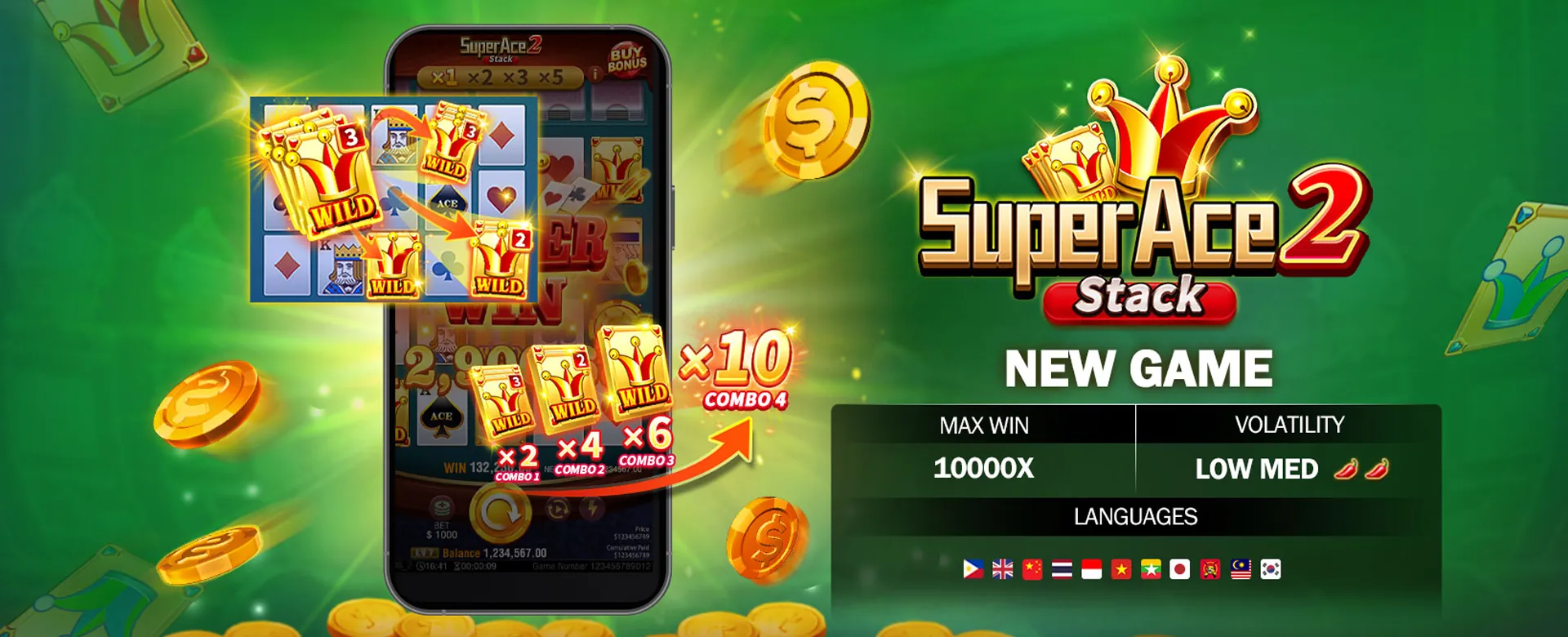 NicePH Casino promotional banner with 'JL abbreviation in Bible' theme